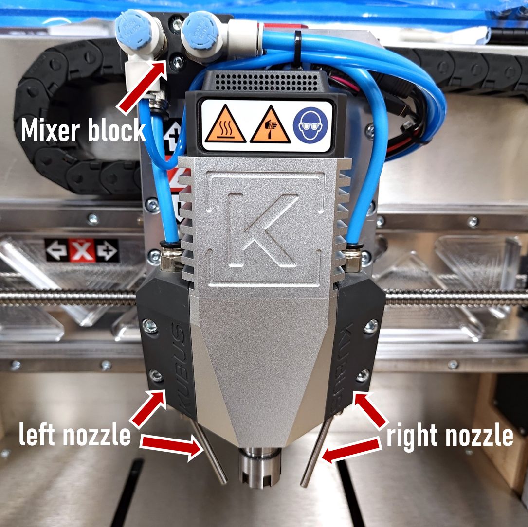 Copperhead minimum-quantitiy-lubrication system - 2-nozzles